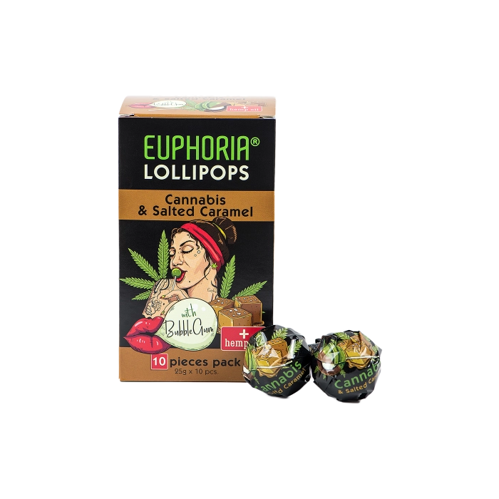 Euphoria Cannabis Lutscher Karamell 