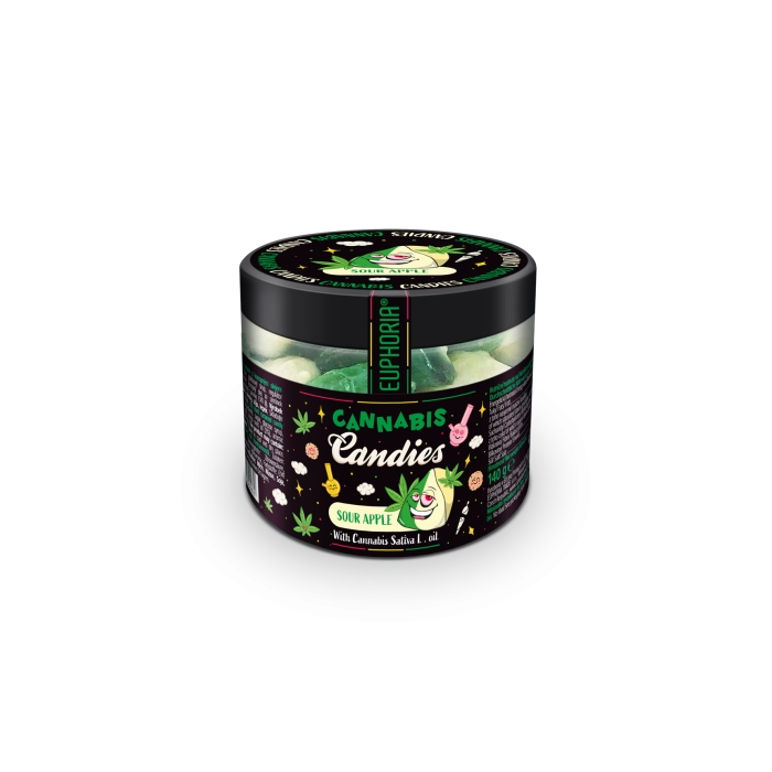 Euphoria Cannabis Bonbons Rasta Sour Apple 