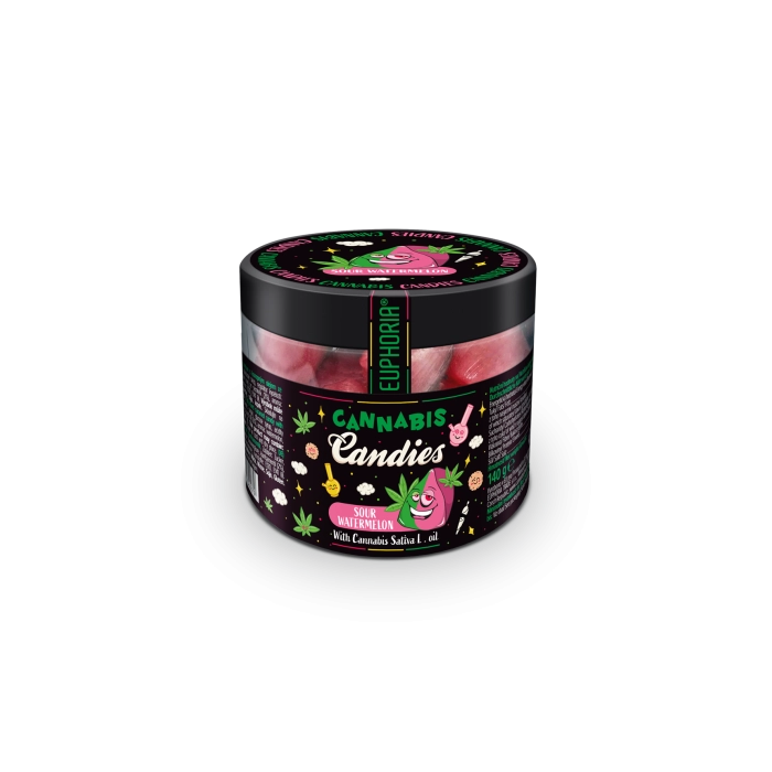 Euphoria Cannabis Bonbons Rasta Sour Watermelon 