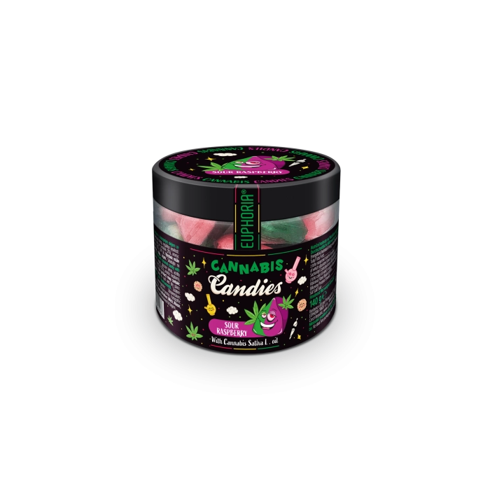 Euphoria Cannabis Bonbons Rasta Sour Raspberry 