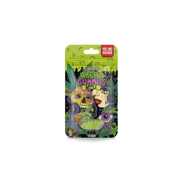 Euphoria H4CBD Gummies Pack Apfel 