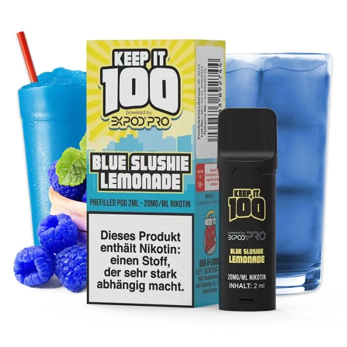 KEEP IT 100 Pod Blue Slushie Lemonade 