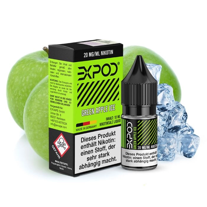 Expod Green Apple Ice Liquid 