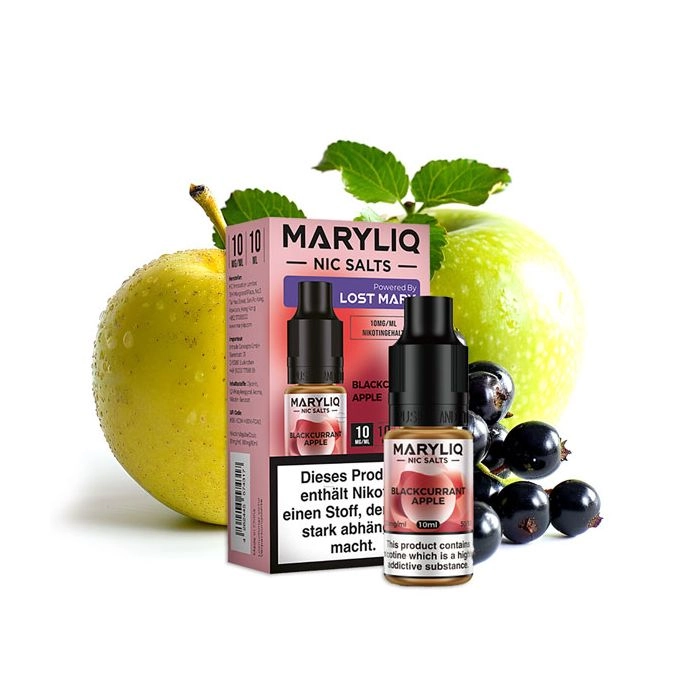 MARYLIQ Blackcurrant Apple Nikotinsalz 