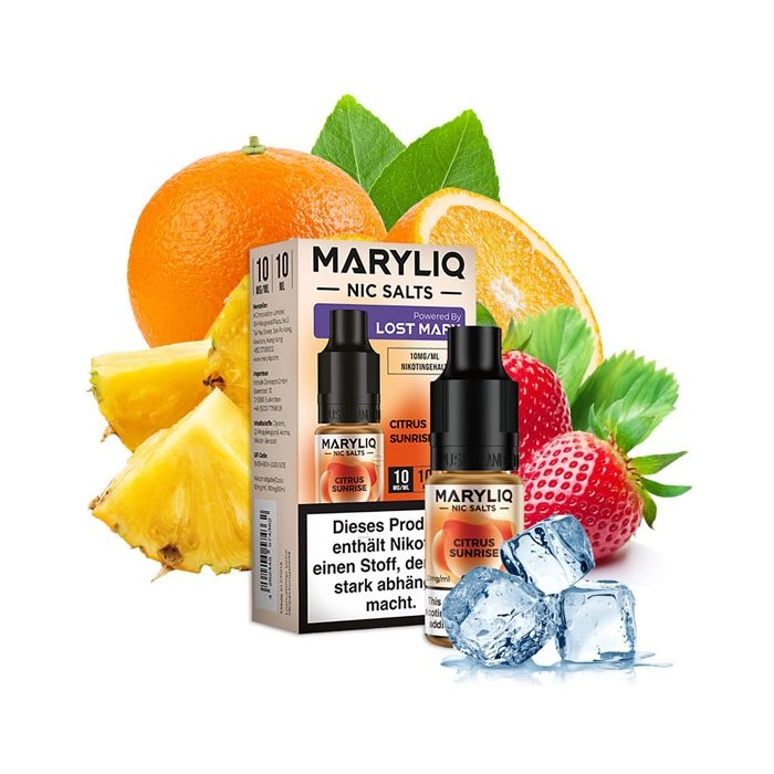 MARYLIQ Citrus Sunrise Nikotinsalz 