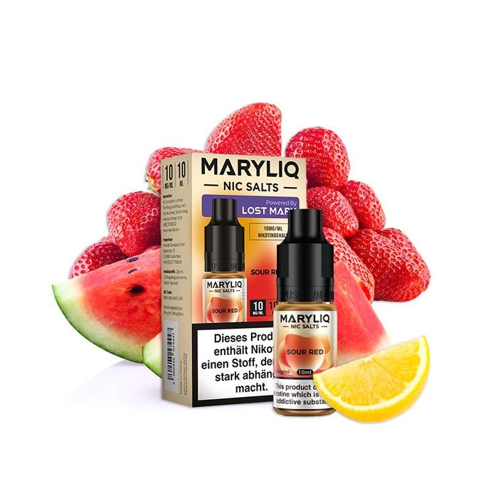 MARYLIQ Sour Red Nikotinsalz 