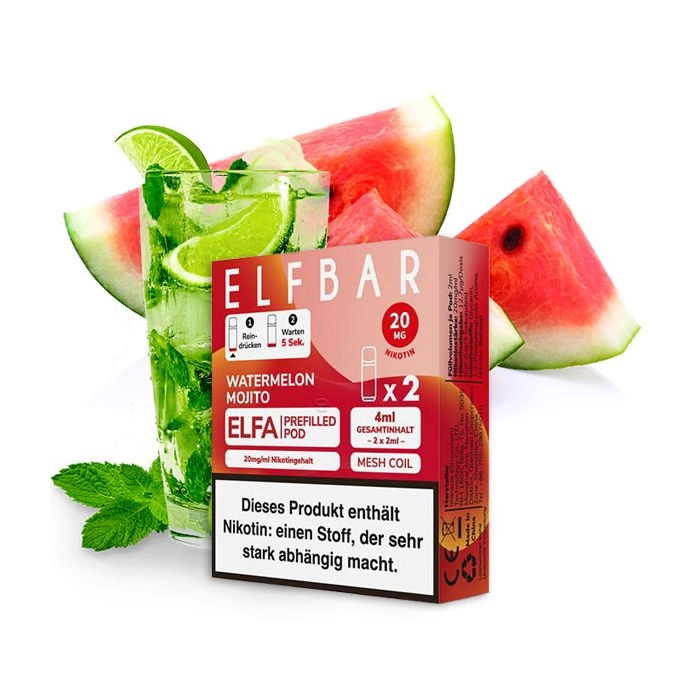 Elf Bar ELFA Prefilled Pods Watermelon Mojito 