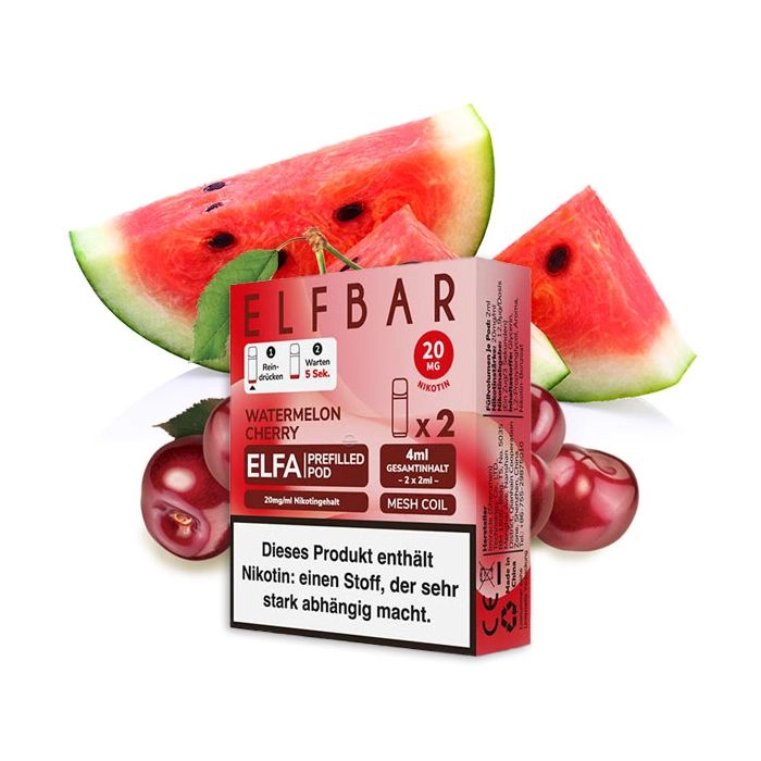 Elf Bar ELFA Prefilled Pods Watermelon Cherry 