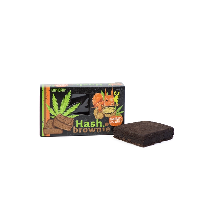 Euphoria Brownie Cannabis & Walnuss 