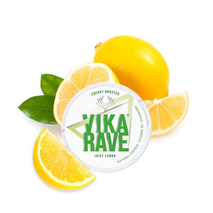 VIKA Rave Koffein Pouches Juicy Lemon 