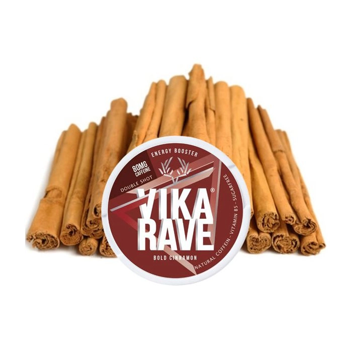 VIKA Rave Koffein Pouches Bold Cinnamon 