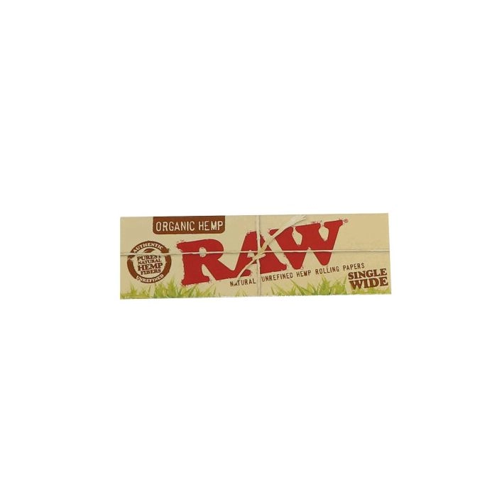 RAW Organic Hemp Single Wide Rolling Papers 