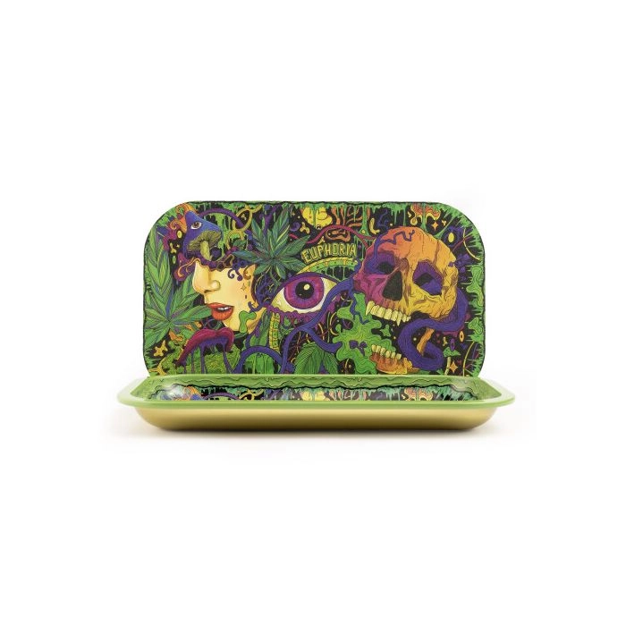 Euphoria Rolling Tray Set with Magnetic Cover Enchanting 