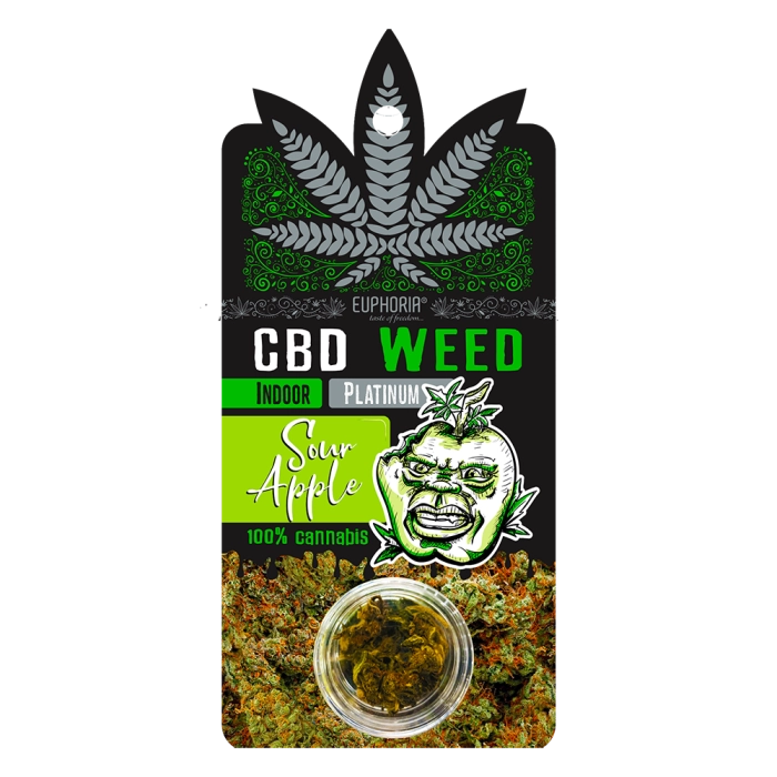 Euphoria CBD Weed Sour Apple 0,7 g 