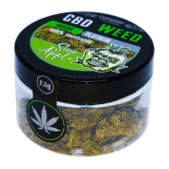 Euphoria CBD Weed Sour Apple 2,5 g 