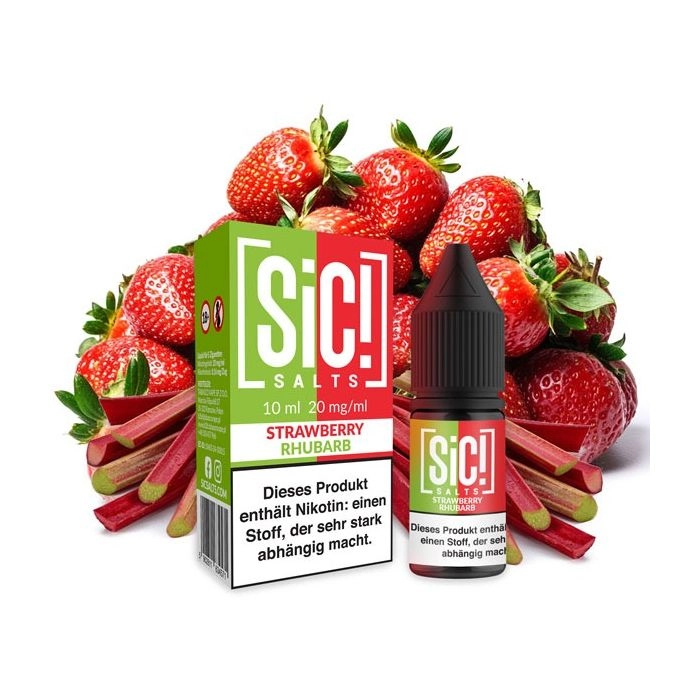 SiC! Salts Strawberry Rhubarb Nikotinsalz 