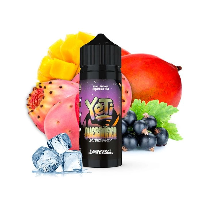 Yeti Blackcurrant Cactus Mango Ice Overdosed Aroma 