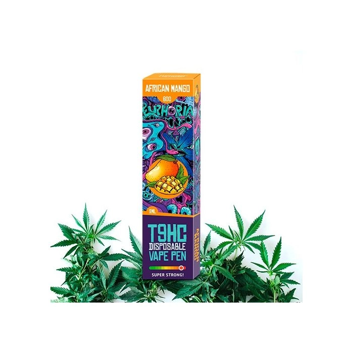 Euphoria Disposable Vape Pen T9HC African Mango 