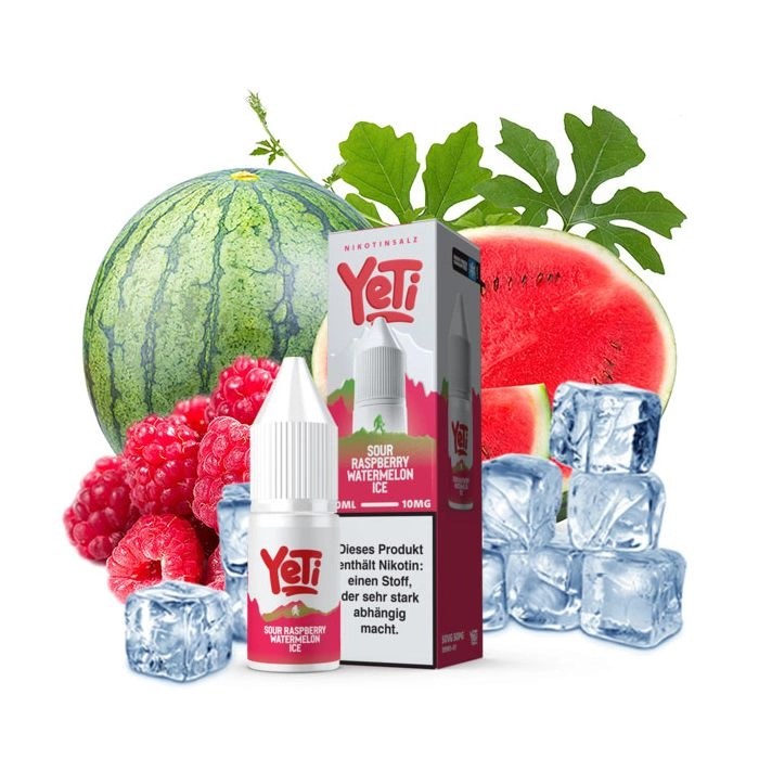 Yeti Summit Sour Raspberry Watermelon Ice Nikotinsalz Yeti Summit Sour Raspberry Watermelon Ice Nikotinsalz