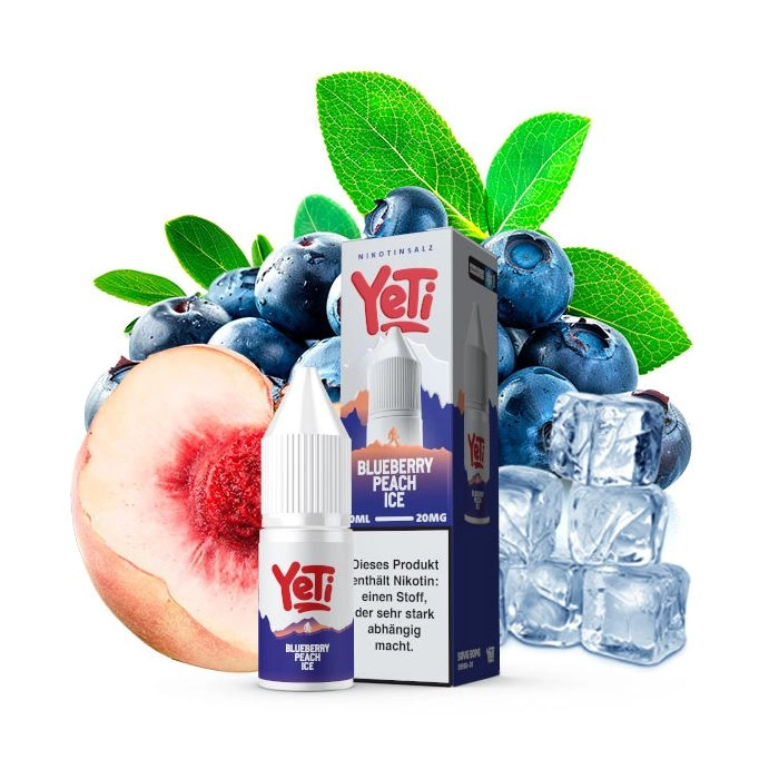 Yeti Summit Blueberry Peach Ice Nikotinsalz Yeti Summit Blueberry Peach Ice Nikotinsalz