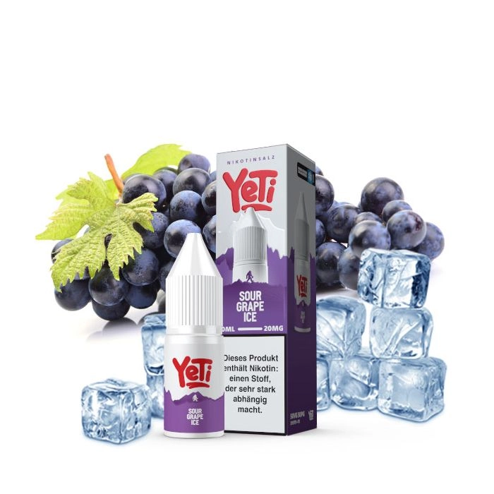 Yeti Summit Sour Grape Ice Nikotinsalz Yeti Summit Sour Grape Ice Nikotinsalz