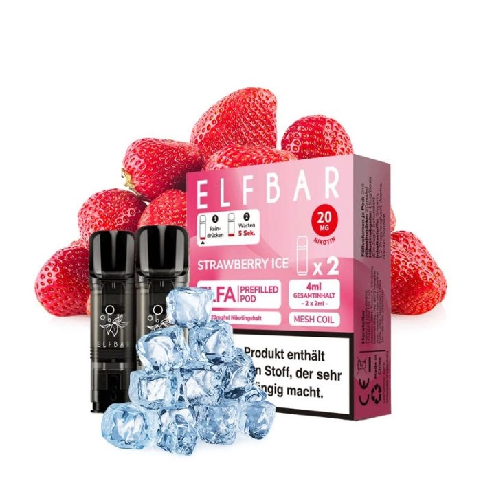 Elf Bar ELFA Prefilled Pods Strawberry Ice Elf Bar ELFA Prefilled Pods Strawberry Ice