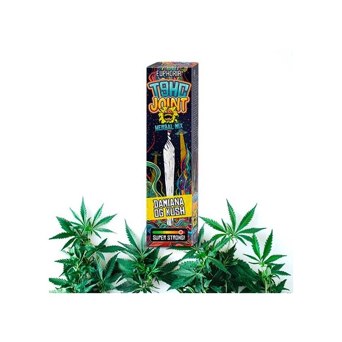 Euphoria 9HC Herbal Mix Damiana OG Kush Pre-Rolled Joint Euphoria 9HC Herbal Mix Damiana OG Kush Pre-Rolled Joint