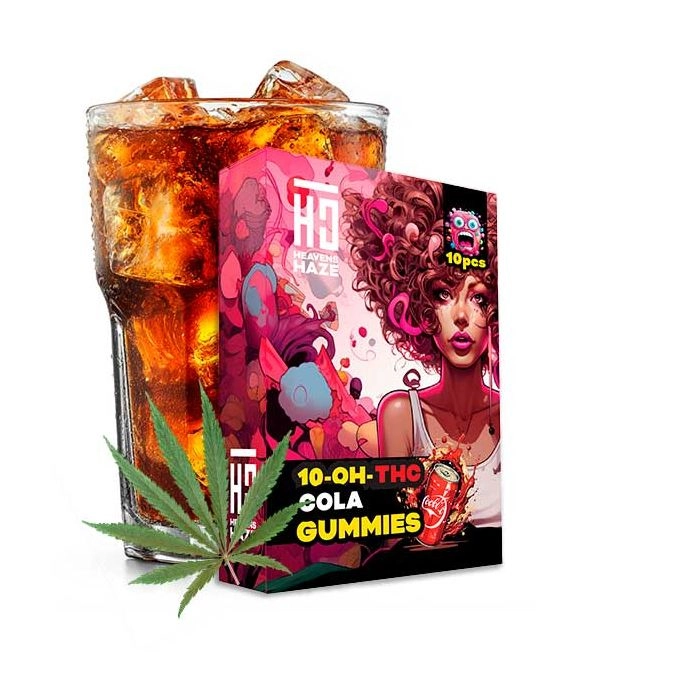 HEAVENS HAZE 10-OH-THC Gummies Cola 