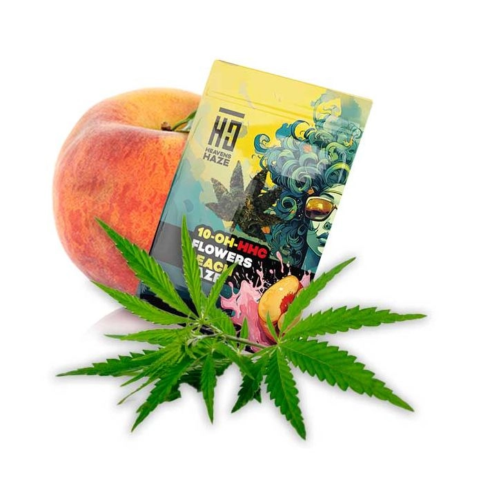 HEAVENS HAZE 10-OH-HHC Flowers Peach Haze 