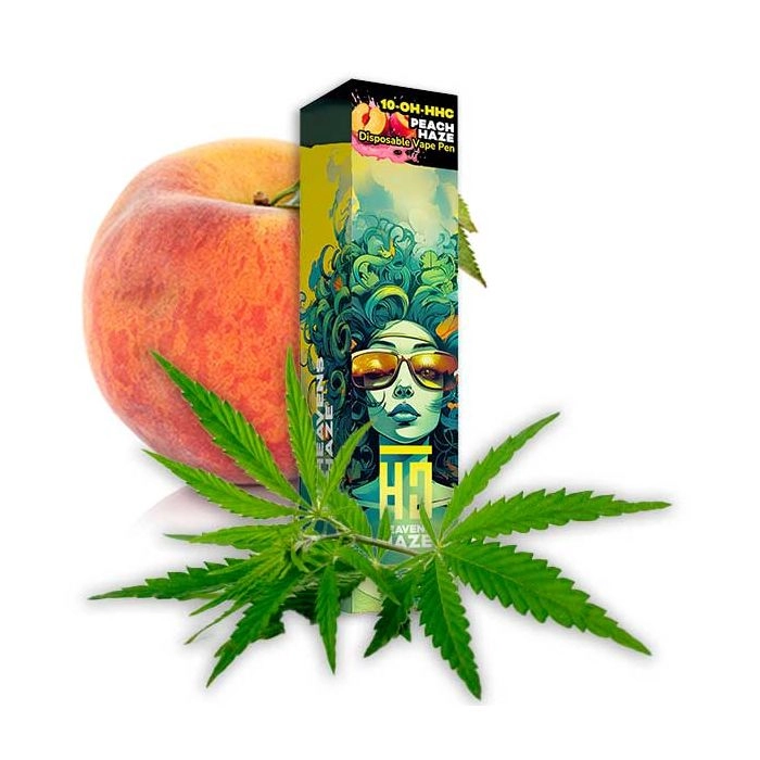 HEAVENS HAZE 10-OH-HHC Disposable Peach Haze HEAVENS HAZE 10-OH-HHC Disposable Peach Haze