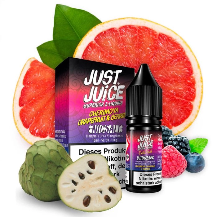 Just Juice Cherimoya, Grapefruit & Berries NicSalt 