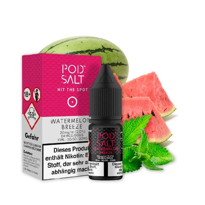 Pod Salt Watermelon Breeze Nikotinsalz Pod Salt Watermelon Breeze Nikotinsalz