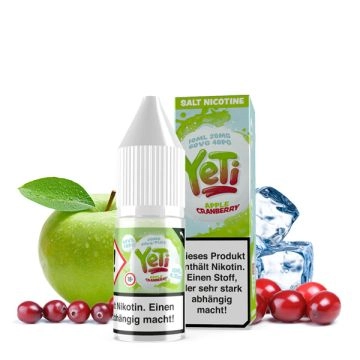 Yeti Apple Cranberry Nikotinsalz 