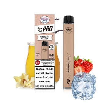Dinner Lady Vape Pen Pro Strawberry Ice Cream 