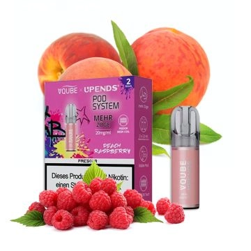 Vqube Upends Pod Peach Raspberry 