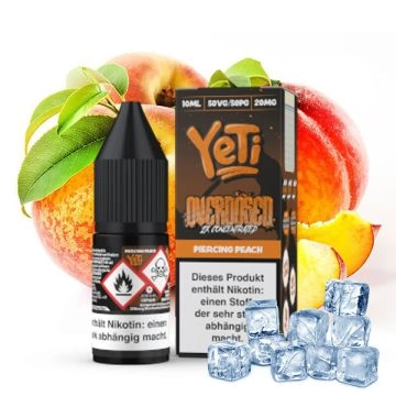 Yeti Piercing Peach Overdosed Nikotinsalz 