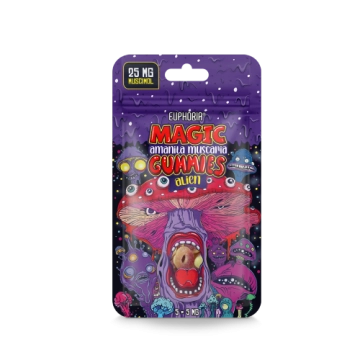 Euphoria Magic Muscimol Gummies Alien 