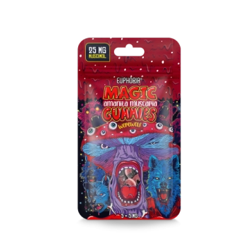 Euphoria Magic Muscimol Gummies Werewolf 