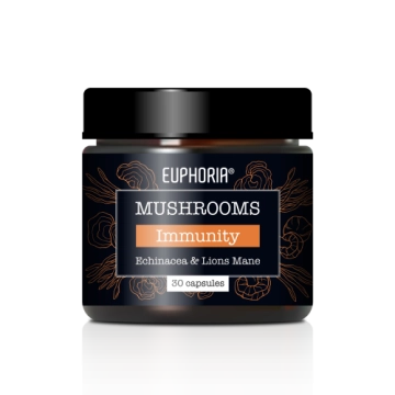 Euphoria Mushrooms Immunity Blend Echinacea & Lions Mane 