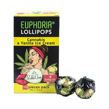 Euphoria Cannabis Lutscher Vanille 