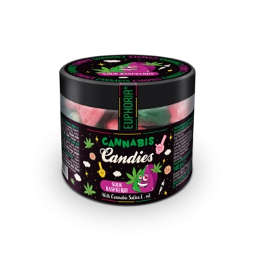 Euphoria Cannabis Bonbons Rasta Sour Raspberry 