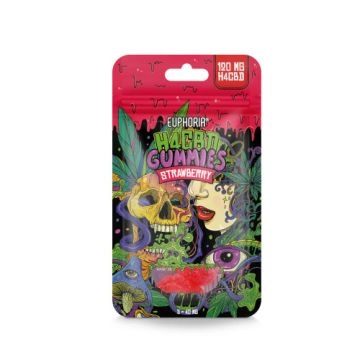Euphoria H4CBD Gummies Pack Strawberry 
