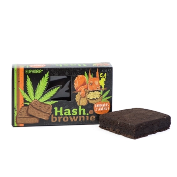 Euphoria Brownie Cannabis & Walnuss 