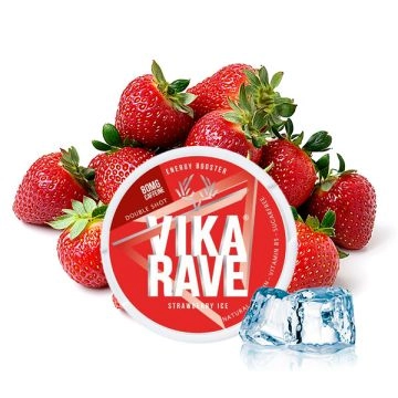 VIKA Rave Koffein Pouches Strawberry Ice 