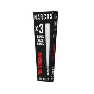 Narcos King Size Cones White Edition 