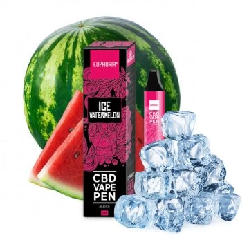 Euphoria CBD Disposable Vape Pen Ice Watermelon 