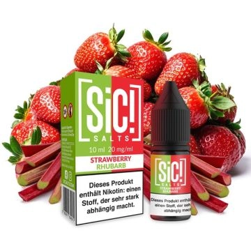 SiC! Salts Strawberry Rhubarb Nikotinsalz 