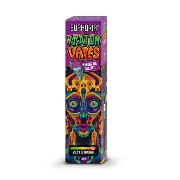 Euphoria Kratom Disposable Vape Pen Maeng Da Gelato 