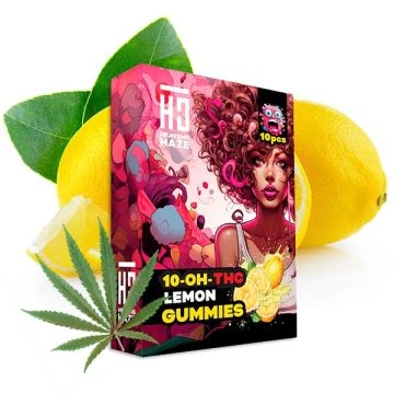 HEAVENS HAZE 10-OH-THC Gummies Lemon 