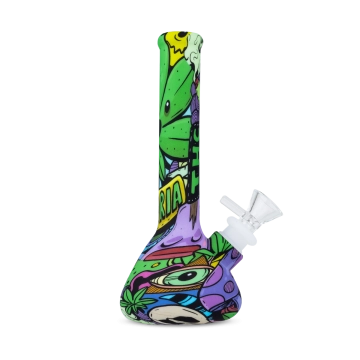 Euphoria Silicon Bong Whimsical 